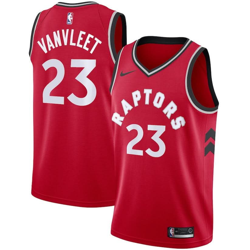 Men's Nike Fred VanVleet Red Toronto Raptors - 2019/20 - audittesting